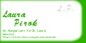laura pirok business card