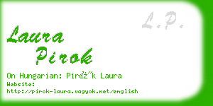 laura pirok business card